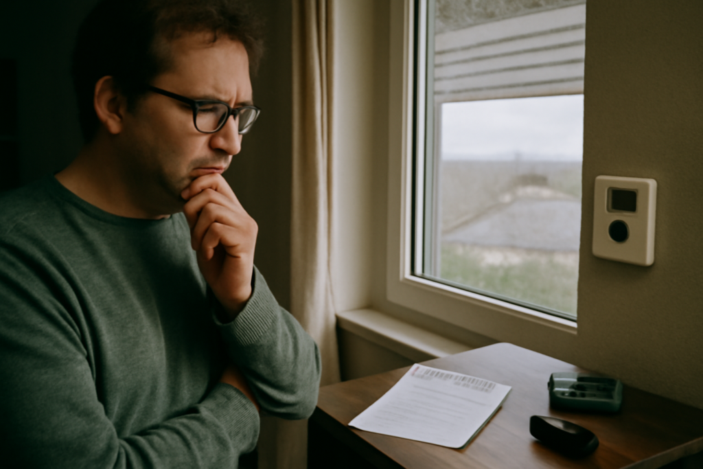 Volet roulant solaire, inconvénient : autonomie réduite par mauvais ensoleillement entraînant un fonctionnement intermittent