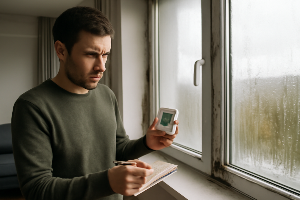 Ventilation de fenêtre – grille d'aération pour renouvellement d'air, réduction de l'humidité et confort intérieur