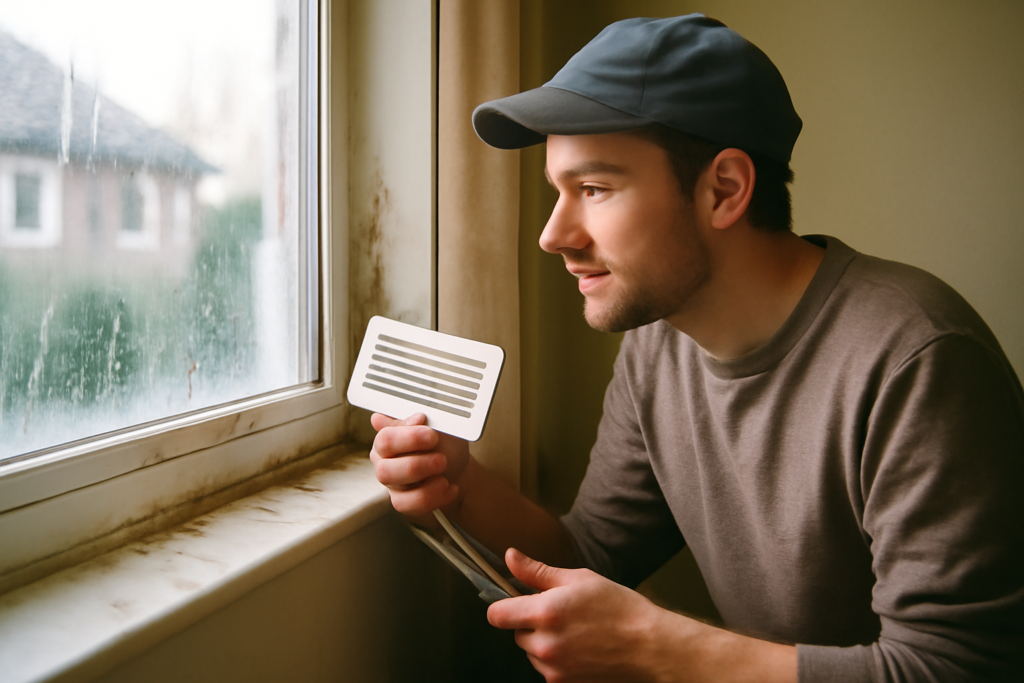 Aérateur de fenêtre compact pour ventilation permanente, silencieux, anti-condensation et amélioration de la qualité de l'air intérieur