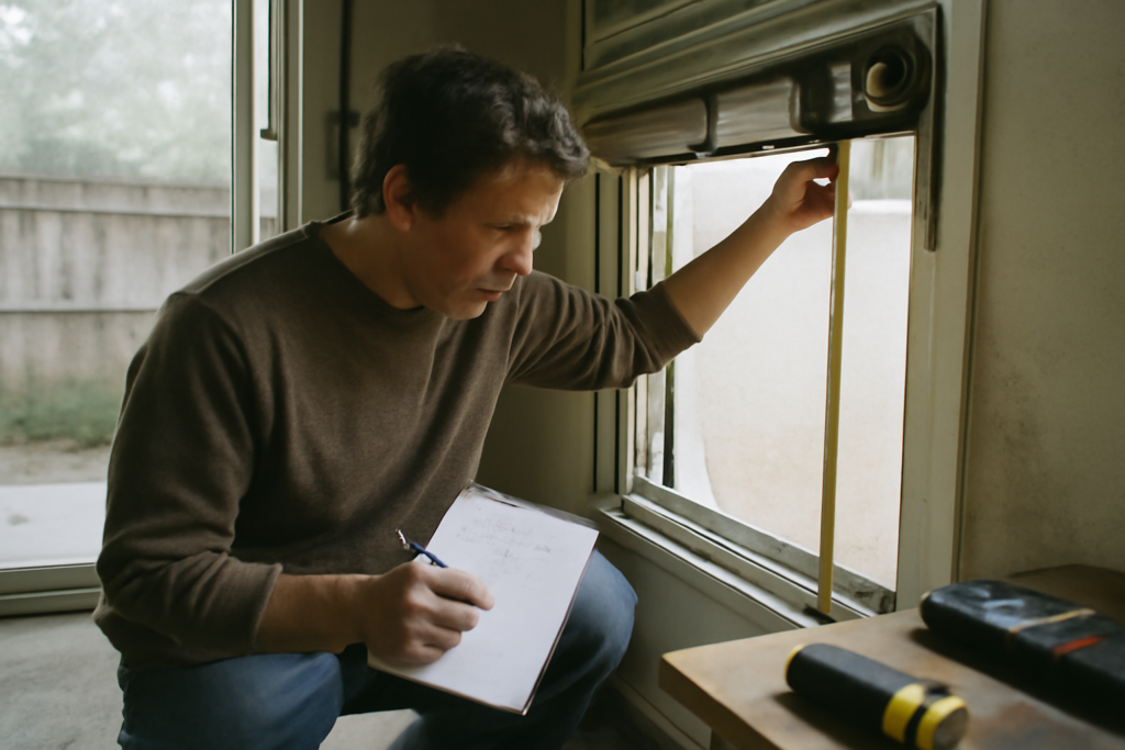 Inconvénients du volet coulissant : entretien et graissage réguliers des rails, risque de blocage et isolation thermique/phonique réduite